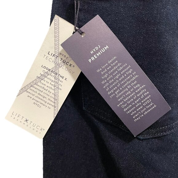 Alina Skinny Legging Jeans — Dark Rinse Stretch Denim — NYDJ 12P NWT - Picture 12 of 12